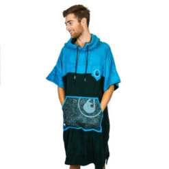 Wave Hawaii - Poncho - Unisex - Uno - Height 175-205cm -ORCA Shop Beachponcho WAVE HAWAII Ponchino UNO Front2 23203.1680085550