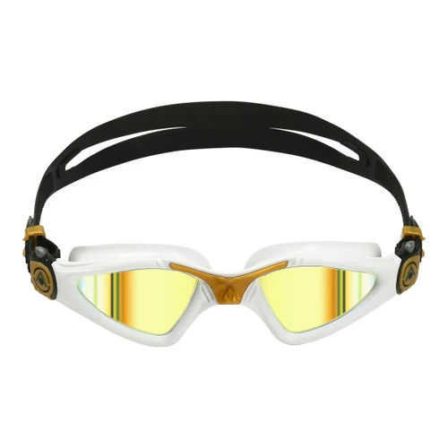 Aquasphere - Kayenne Goggles - White/Gold Mirror Gold Lens 1 Aquasphere - Kayenne Goggles - White/Gold Mirror Gold Lens