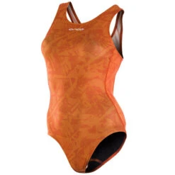 Orca - One Piece Swim Costume - Women's - Orange