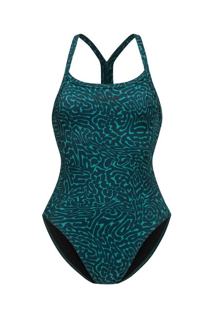 Orca - Core 1 Piece Thin Strap - Women's - Green Diploria - 2023 1 Orca - Core 1 Piece Thin Strap - Women's - Green Diploria - 2023