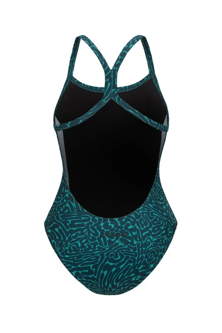 Orca - Core 1 Piece Thin Strap - Women's - Green Diploria - 2023 2 Orca - Core 1 Piece Thin Strap - Women's - Green Diploria - 2023 - Image 2