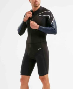 2XU - Pro-Swim Run SR1 Wetsuit - Men's - Ex-Rental 1 Hire -ORCA Shop MW5479c BLK AQR 05 squashed 89378.1653062495