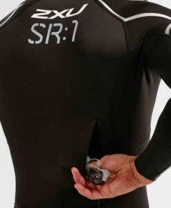 2XU - Pro-Swim Run SR1 Wetsuit - Men's - Ex-Rental 1 Hire -ORCA Shop MW5479c BLK AQR 06 squashed 54688.1653062495