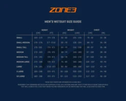 Zone3 - Align Neutral Buoyancy Wetsuit - Men's -ORCA Shop Sizing GuidesArtboard 1 85225.1650381267