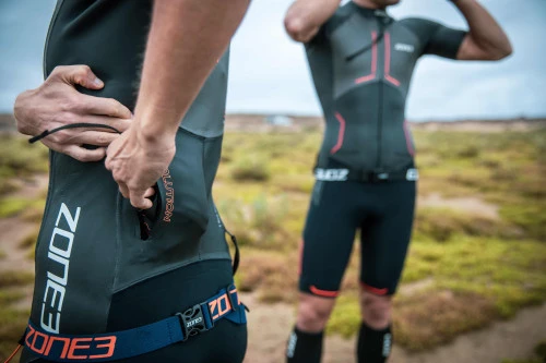 Zone3 - Evolution Men's Swimrun Wetsuit - Black/Orange/Gunmetal - 2023 3 Zone3 - Evolution Men's Swimrun Wetsuit - Black/Orange/Gunmetal - 2023 - Image 3