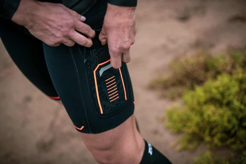 Zone3 - Evolution Men's Swimrun Wetsuit - Black/Orange/Gunmetal - 2023 8 Zone3 - Evolution Men's Swimrun Wetsuit - Black/Orange/Gunmetal - 2023 - Image 8