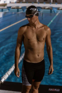 Zone3 - Kona Men's Tribal Print Speed Jammers - Black/White/Orange - 2023 -ORCA Shop Zone3 Pool Nov2020 JamesMitchell 3337 22029.1684752862