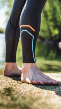 Zone3 - Men's Aspect 'Breaststroke' Wetsuit - Black/Blue/Orange - 2023 -ORCA Shop Zone3 Feel Good Films171 94259.1684405795