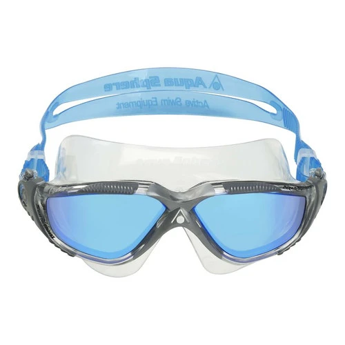 Aquasphere - Vista Transparent Gray Lenses Mirror Blue 1 Aquasphere - Vista Transparent Gray Lenses Mirror Blue